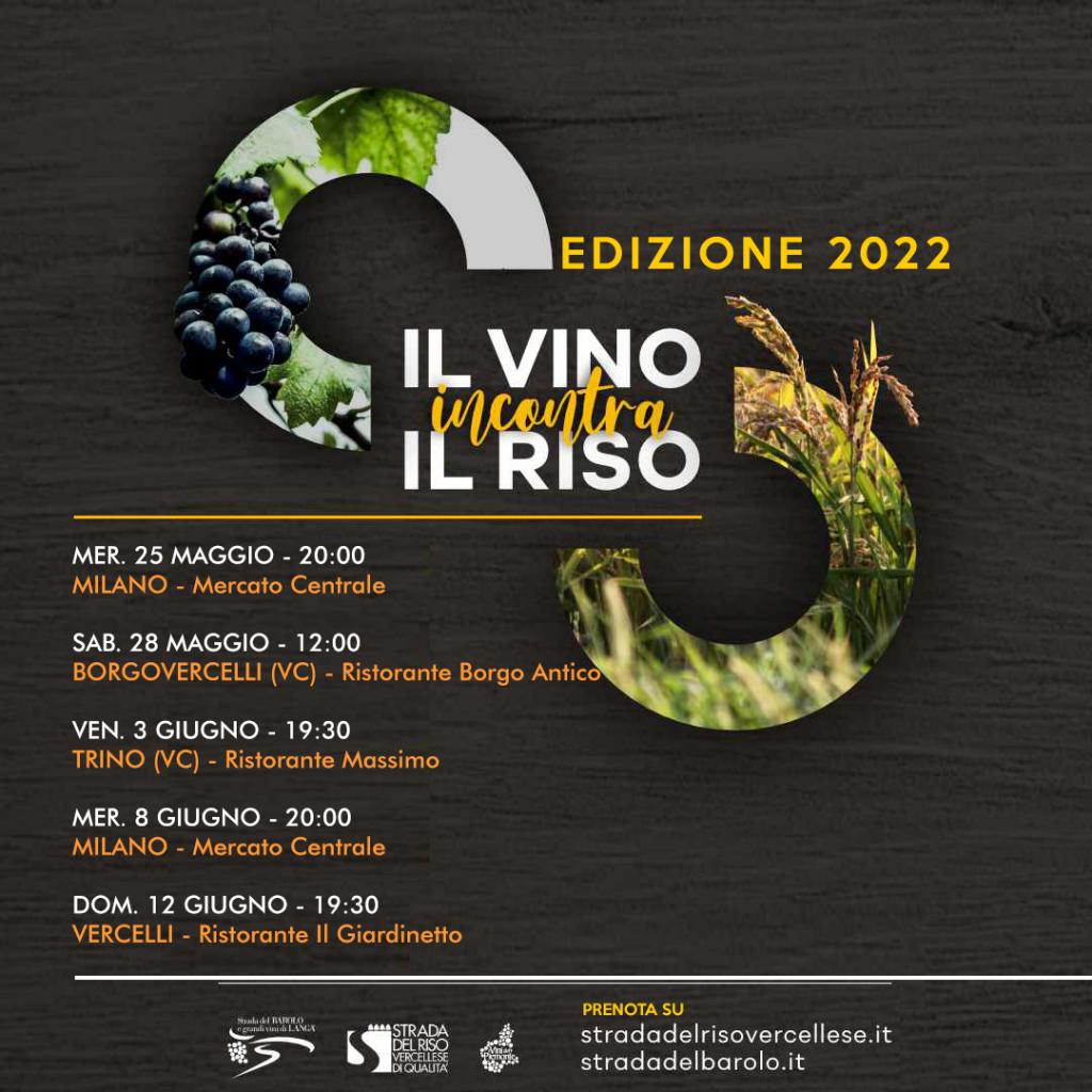 Locandina delle Rice and Wine Tasting Experience